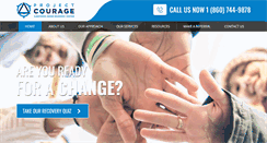 Desktop Screenshot of projectcourageworks.com